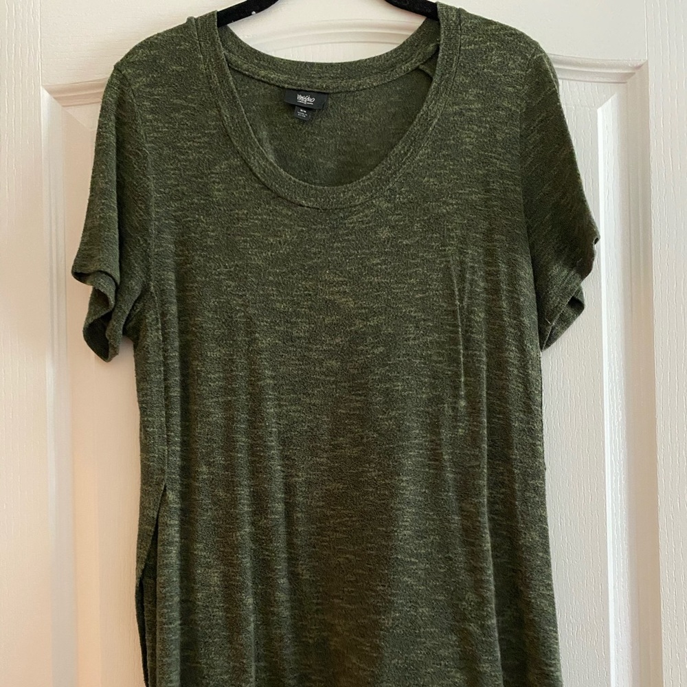 Olive Long Tee